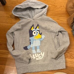 Bluey Kids Hoodie in Gray